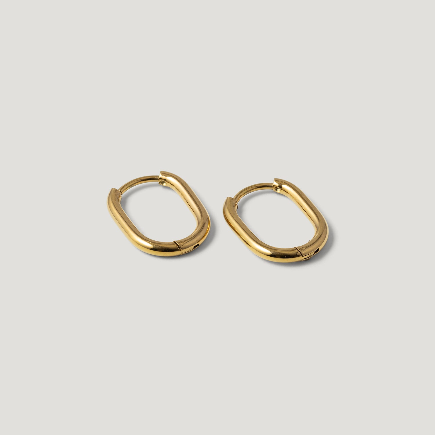 Ayla Oval Hoop Earrings