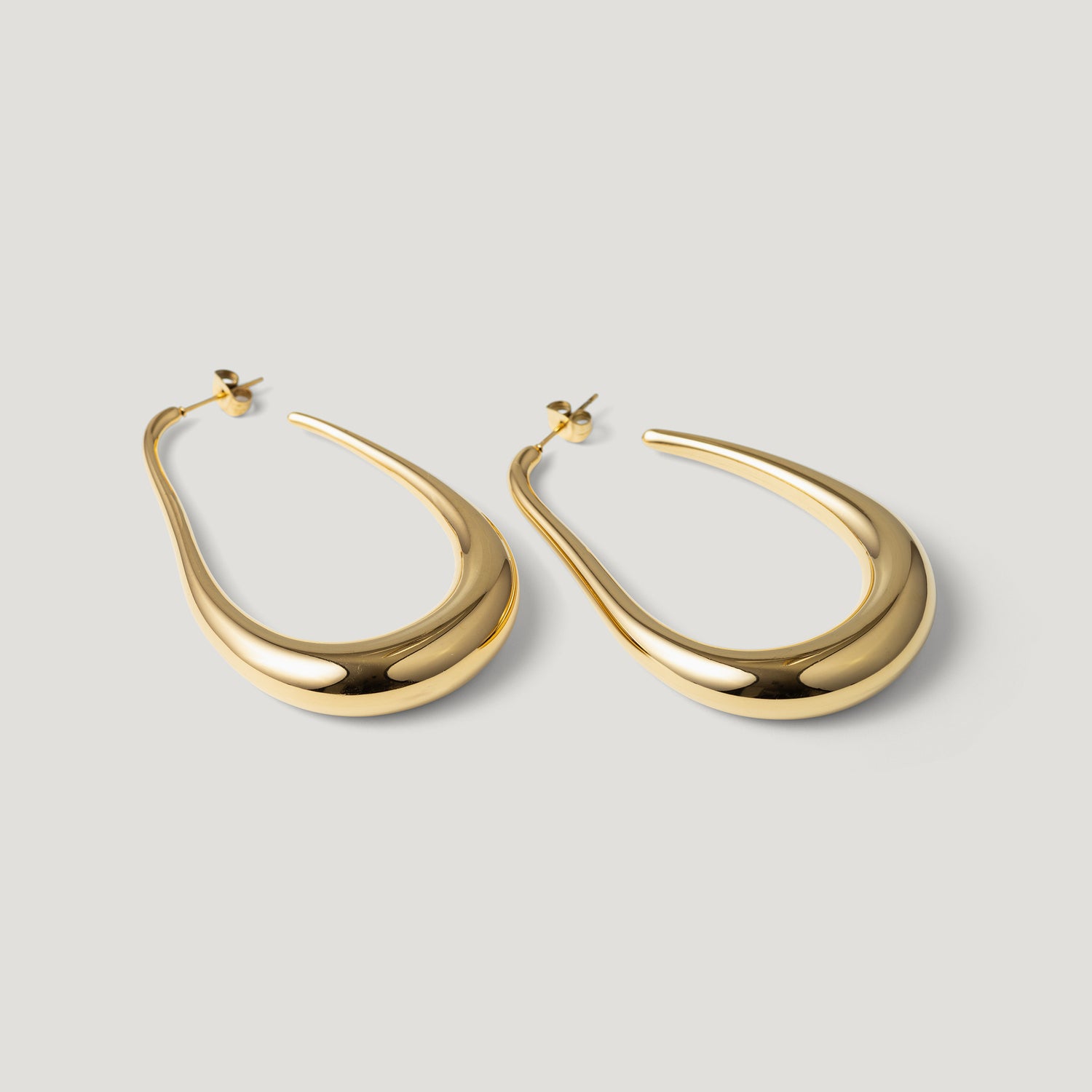 Chelsea Drop Hoop Earrings
