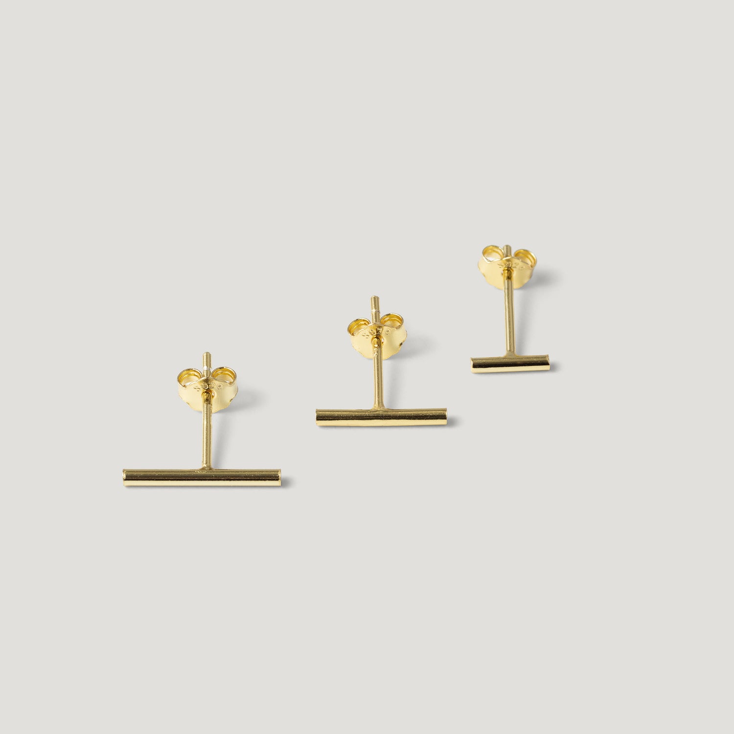 Line Stud Earrings